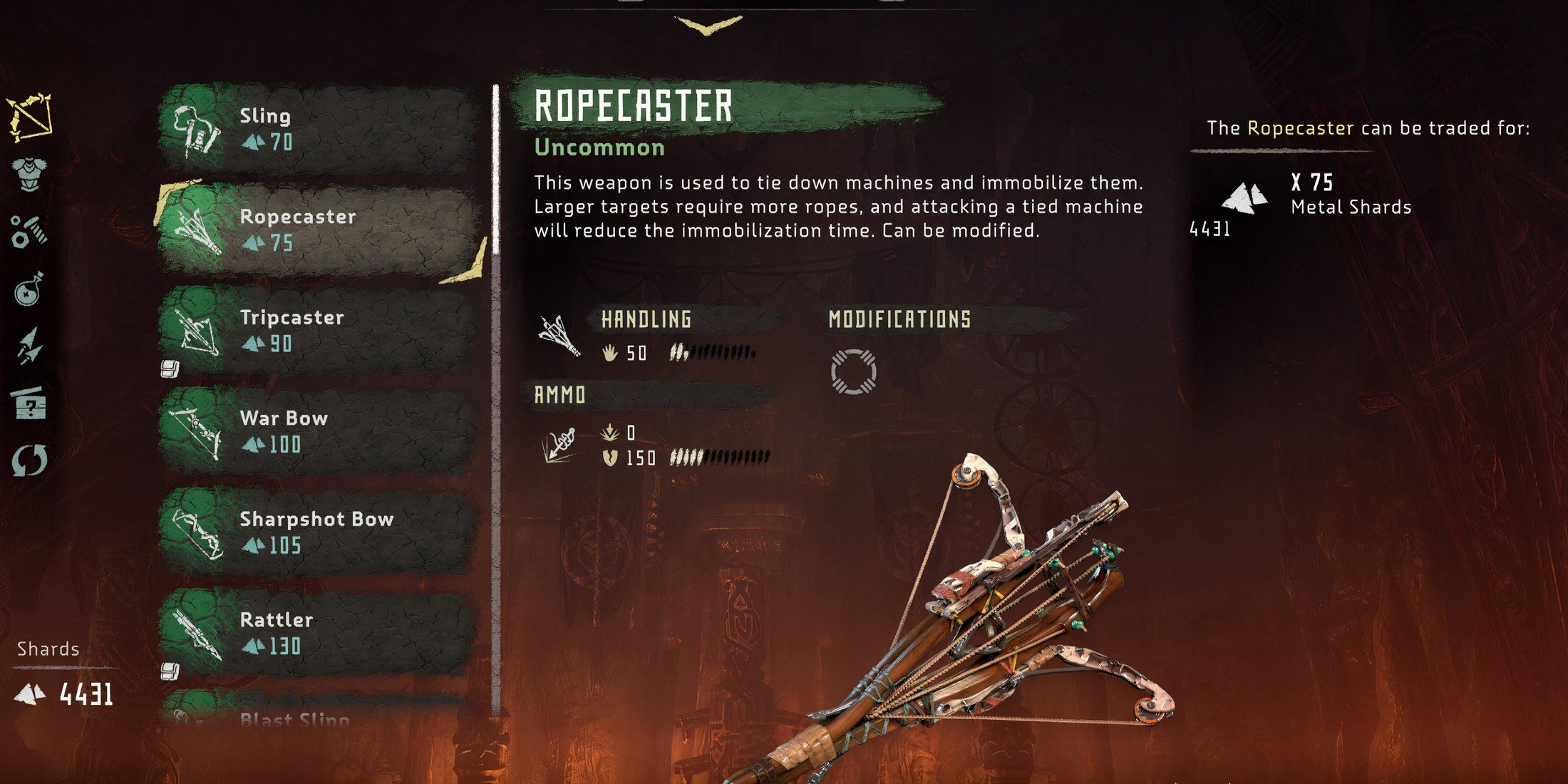 Standard Ropecaster in Horizon Zero Dawn