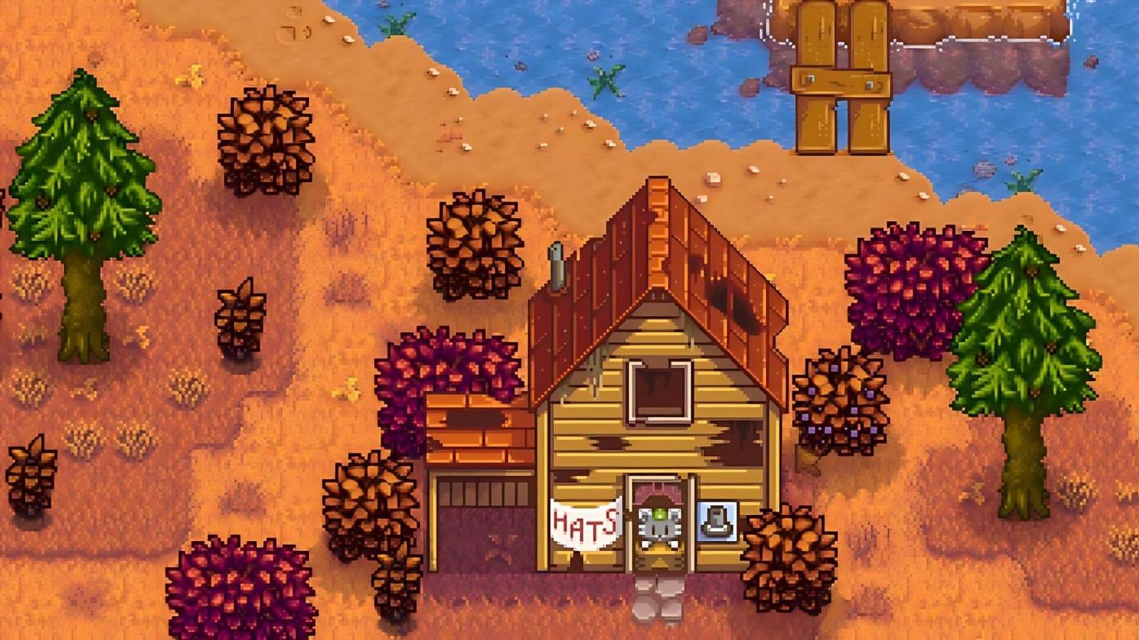 The Hat Mouse from Stardew Valley