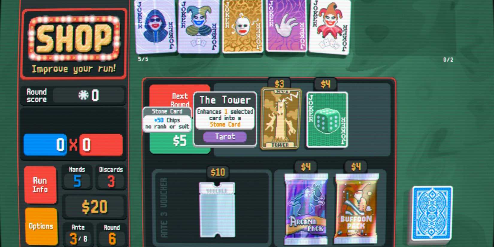 stone card enhancement balatro