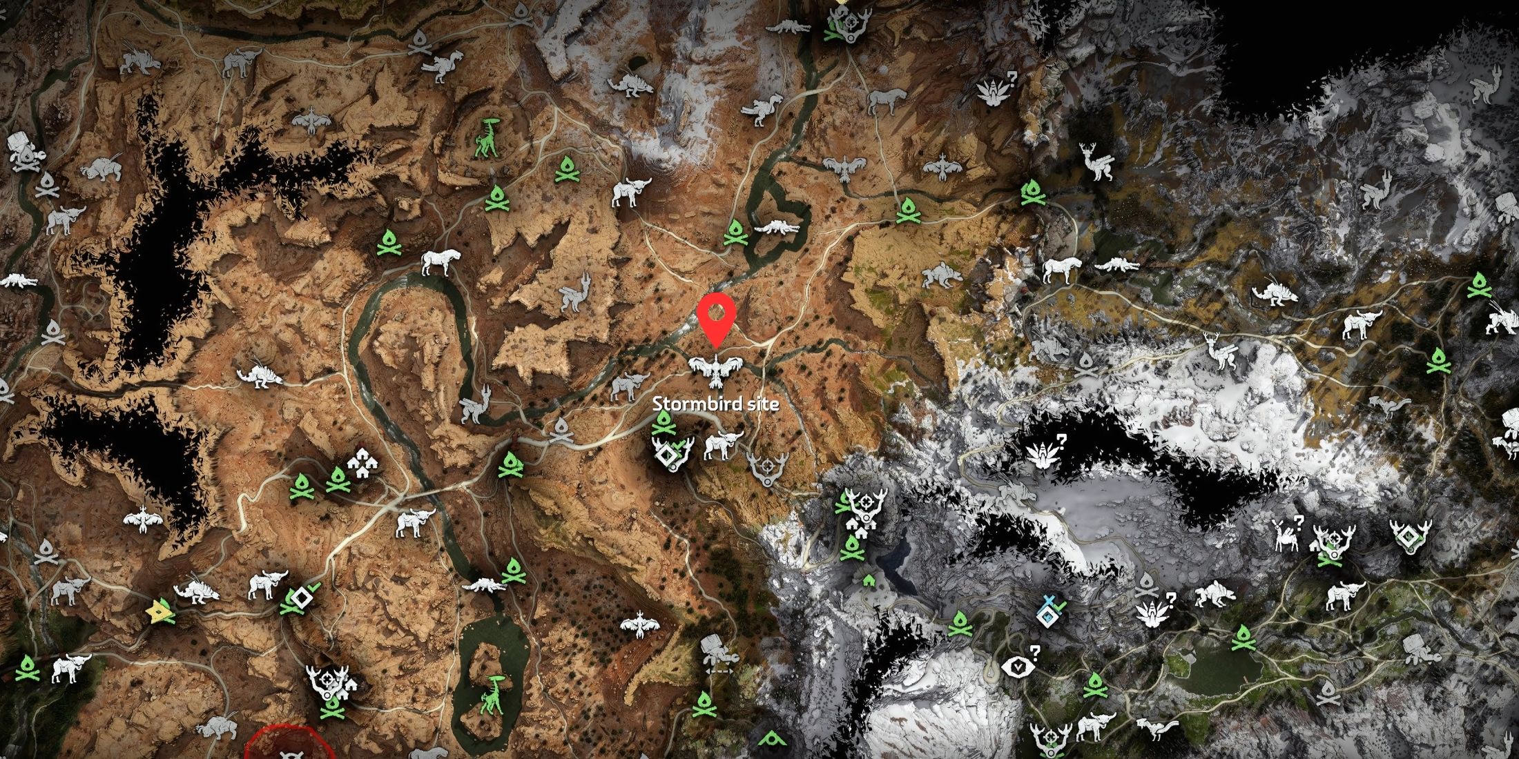 Stormbirds Location in Horizon Zero Dawn