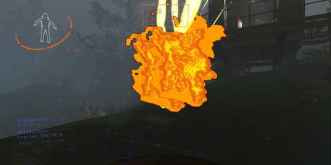 Metal Scrap Being Struck By Lightning