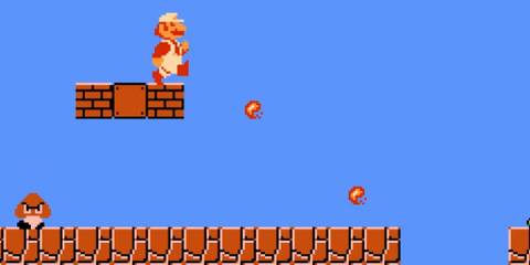 Luigi in the original Super Mario Bros.