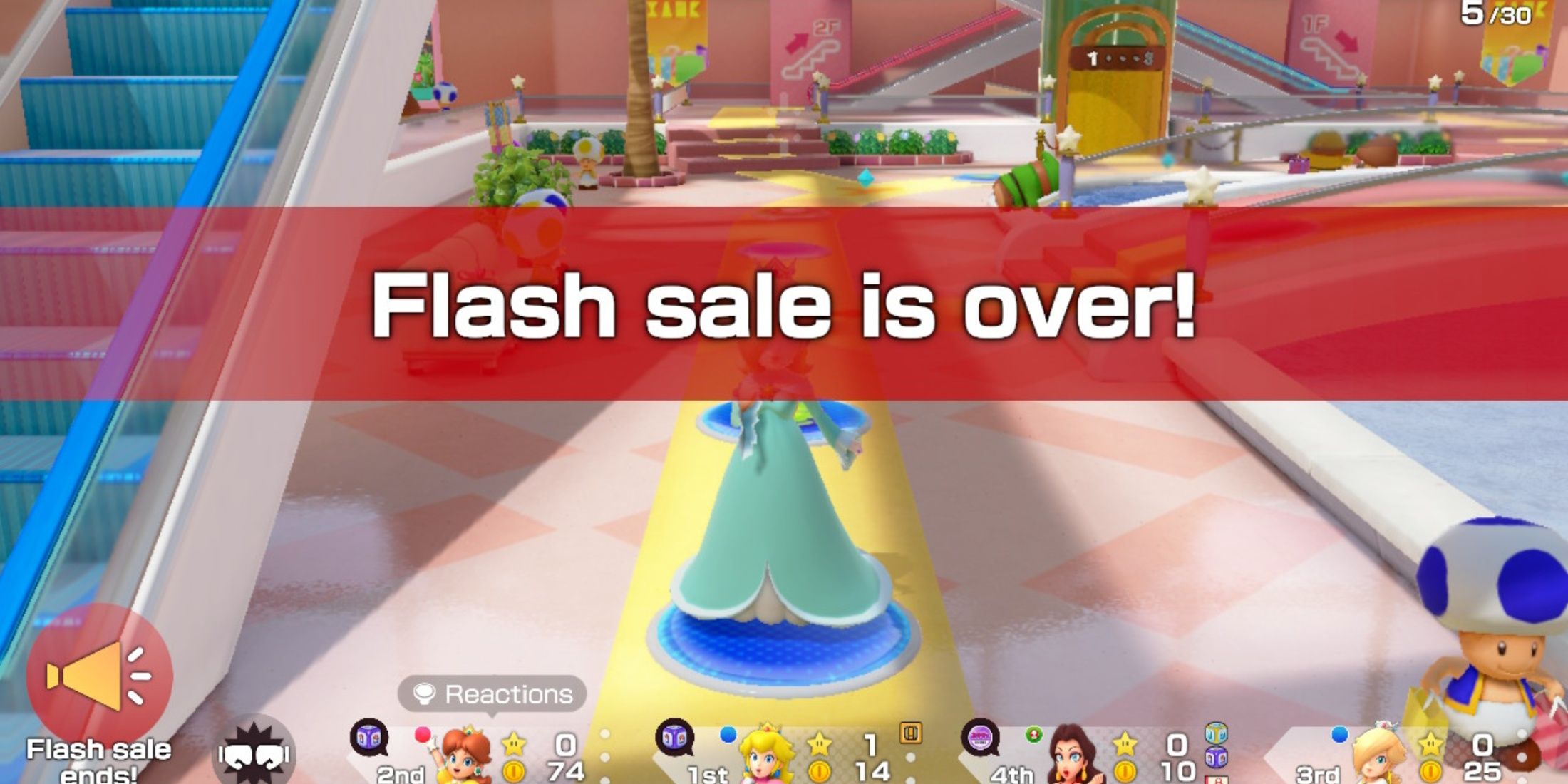 super mario party jamboree flash sale over