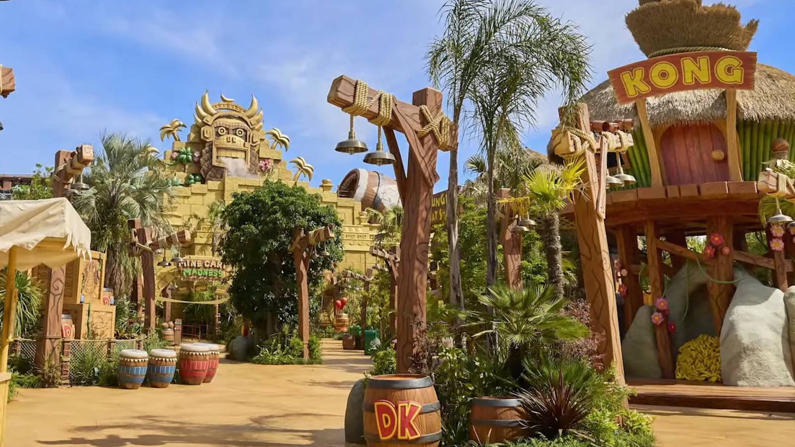 super nintendo world donkey kong country attraction