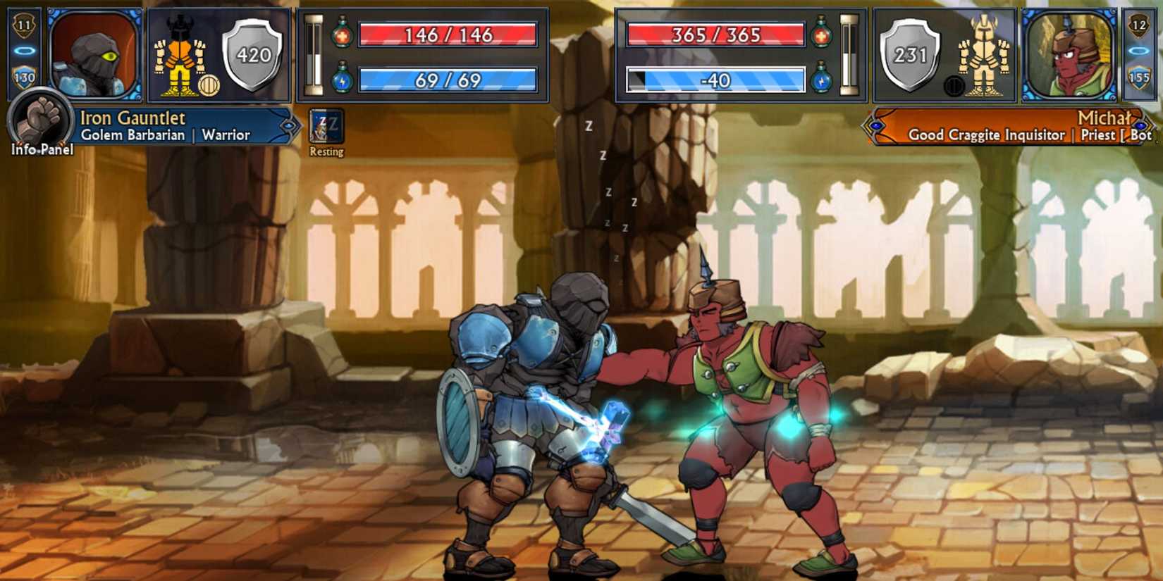 Swords and Sandals Immortals characters