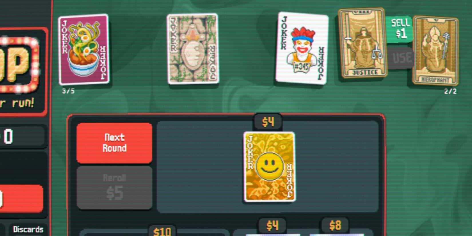 tarot cards sell balatro