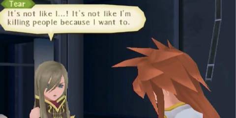 Tear Grants in a scene from Tales Of The Abyss 3DS
