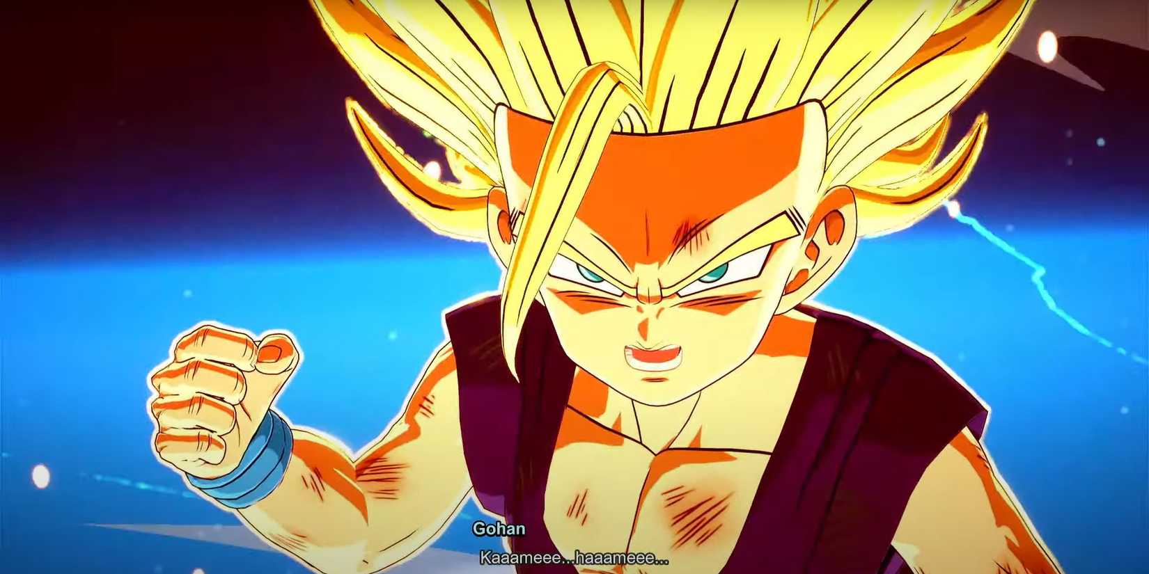 Teen Gohan Father Son Kamehameha in Sparking Zero