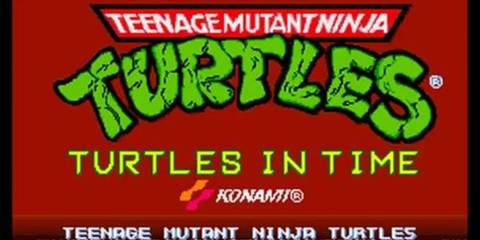 Teenage Mutant Ninja Turtles Turtles In Time Main Menu