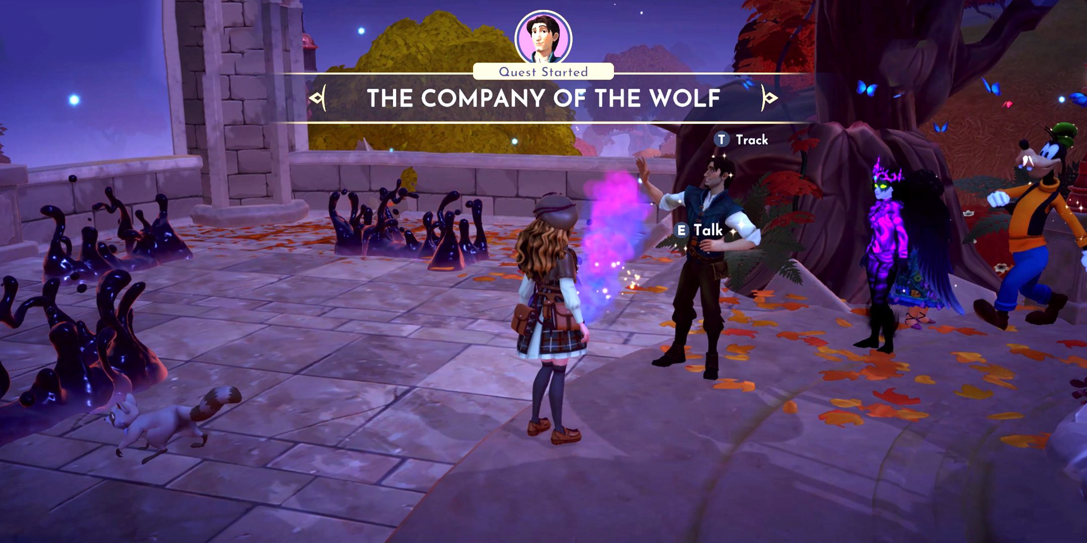 The Company Of A Wolf (Flynn Rider First Friendship Quest) In DDV - Disney Dreamlight Valley