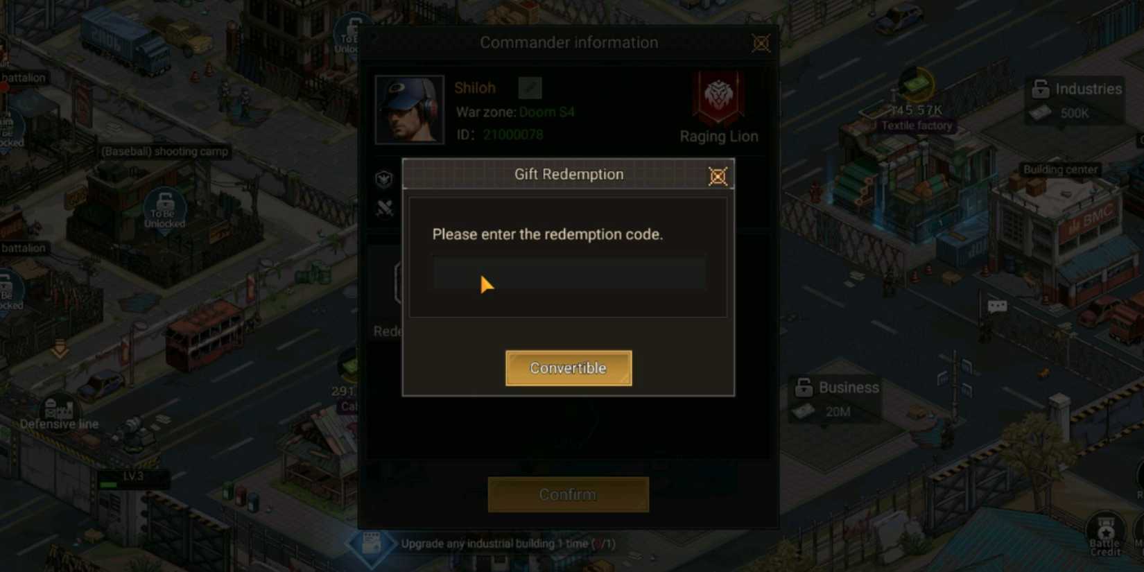 The Final Moment the codes tab