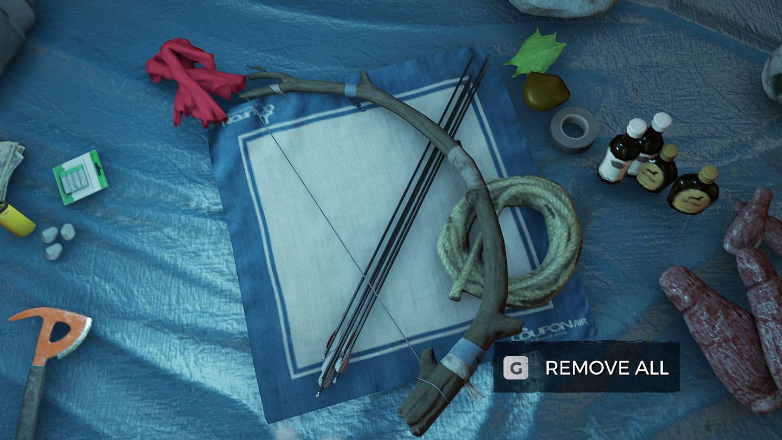 the-forest-crafted-bow-and-arrows