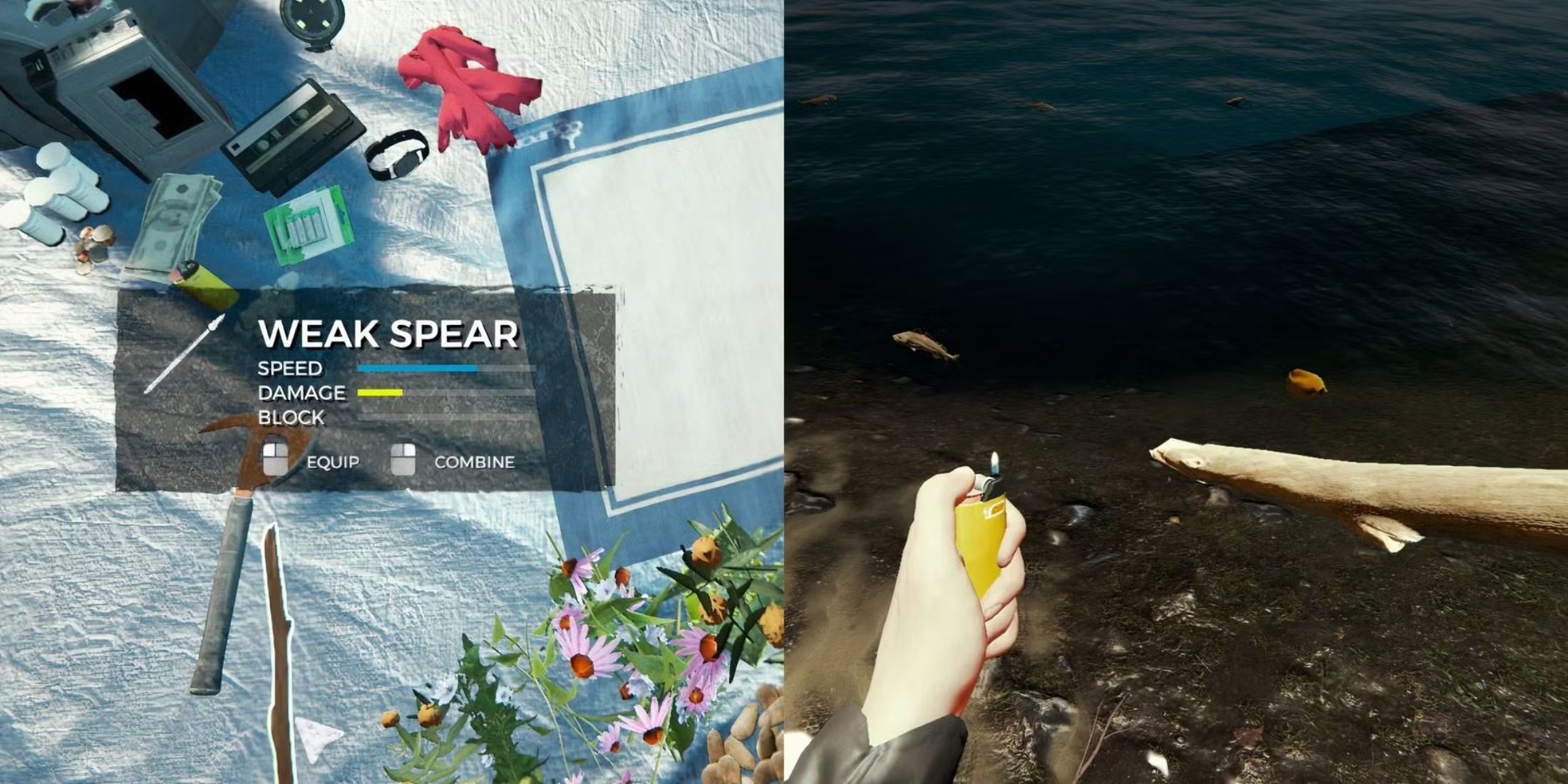 the forest weak spear weapon