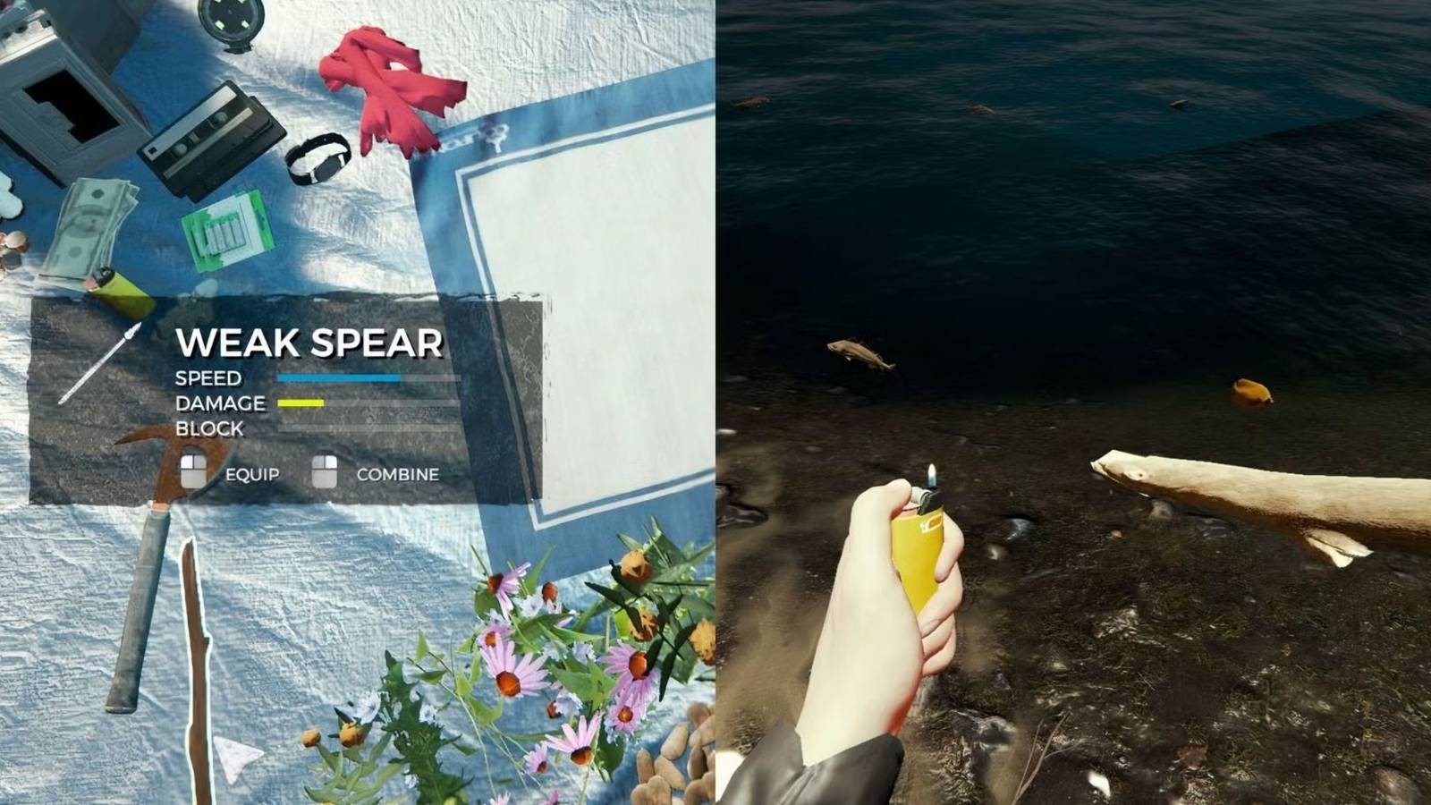 the forest weak spear weapon