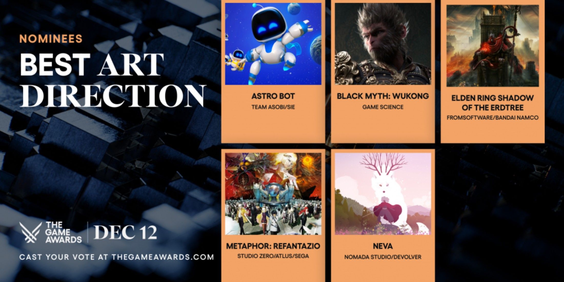 The Game Awards 2024 Best Art Direction