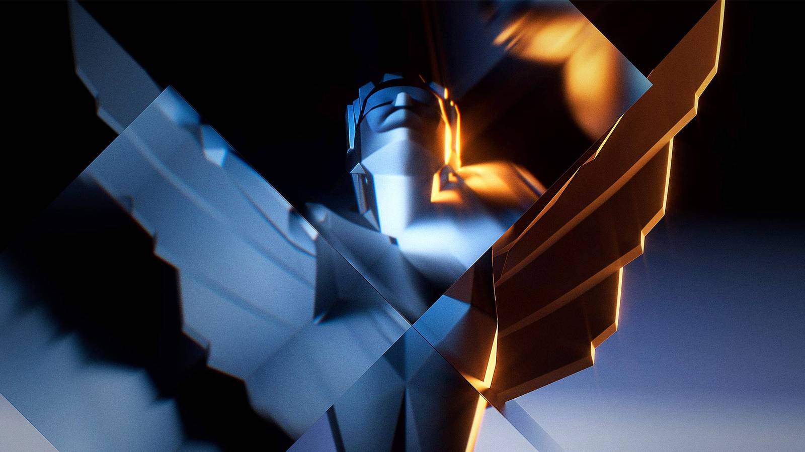 The Game Awards 2024 key art winged trophy front view