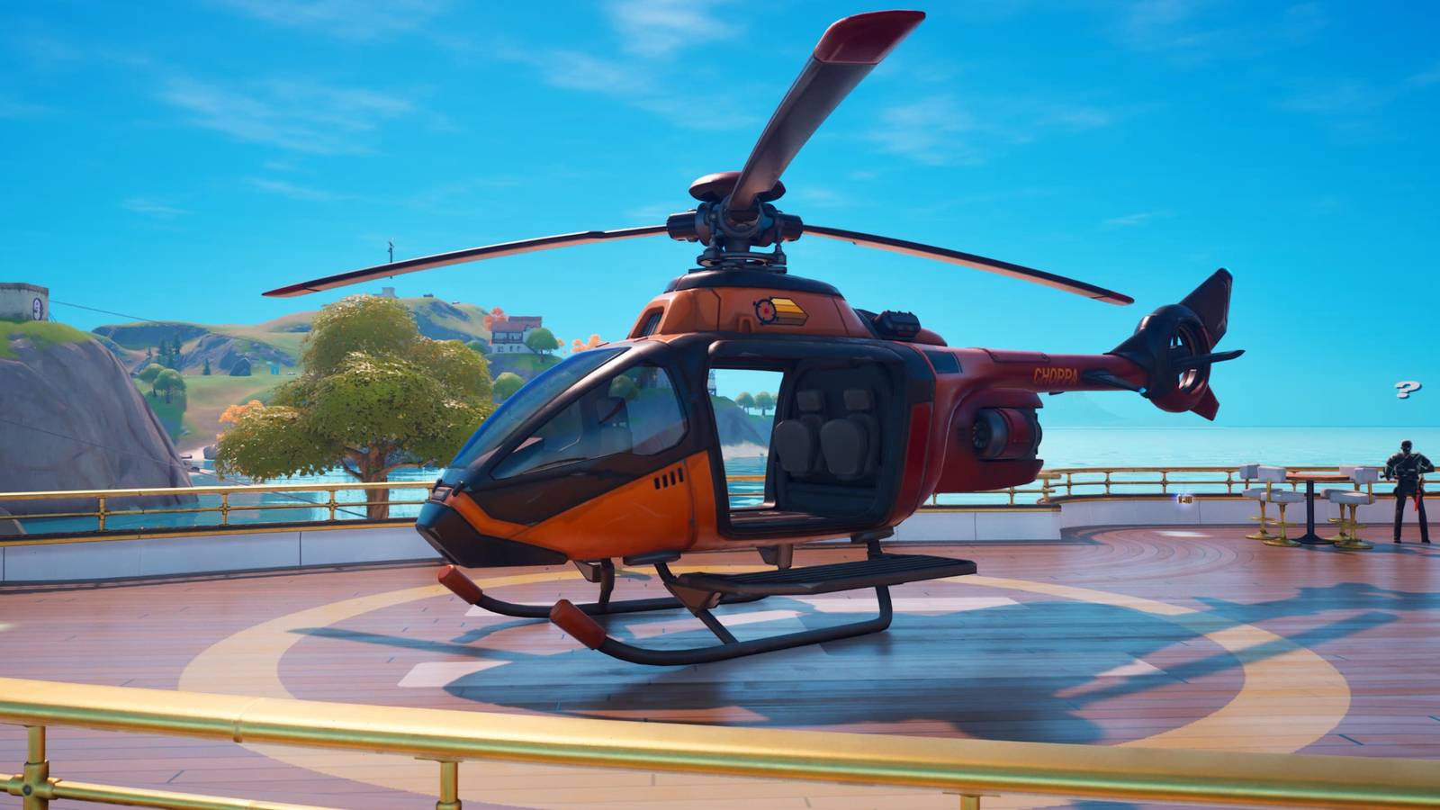 the helicopter in fortnite