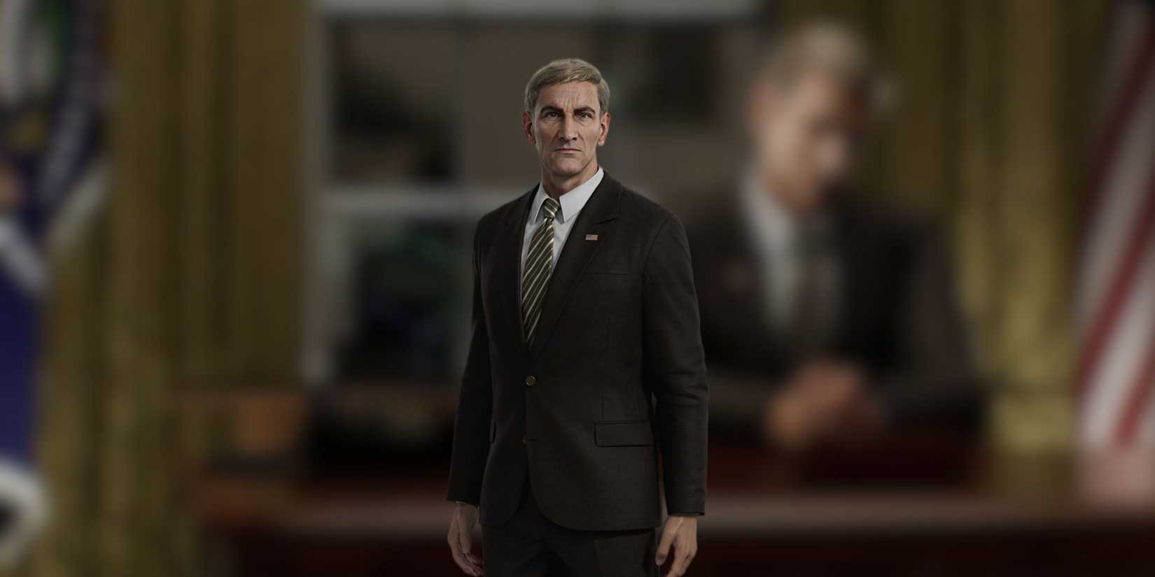 president graham in resident evil 4.