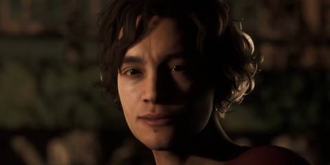 A close-up of Nick in The Quarry