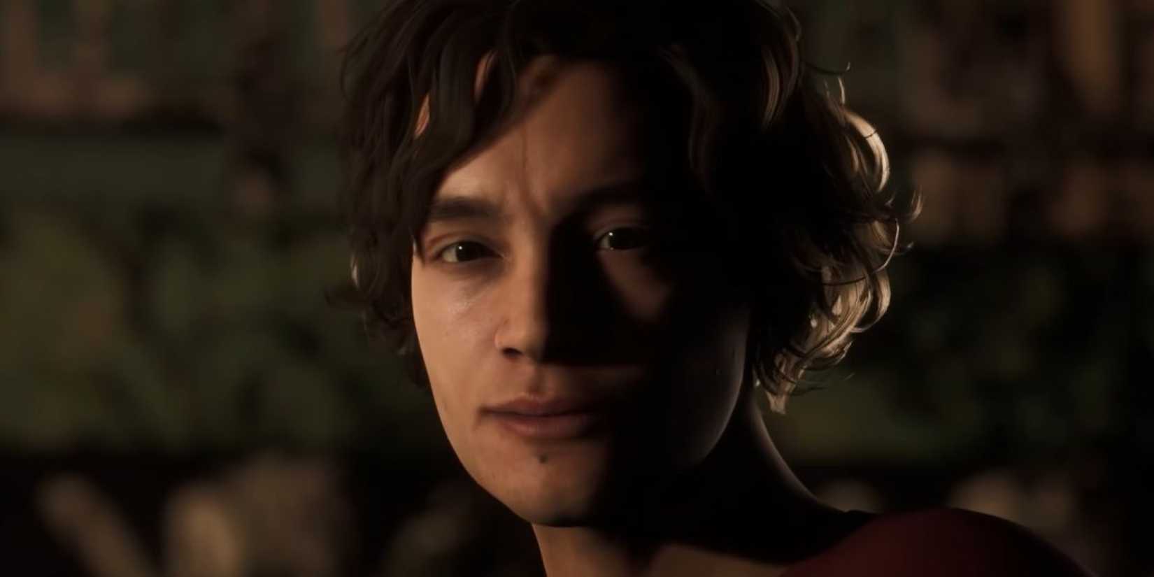 A close-up of Nick in The Quarry