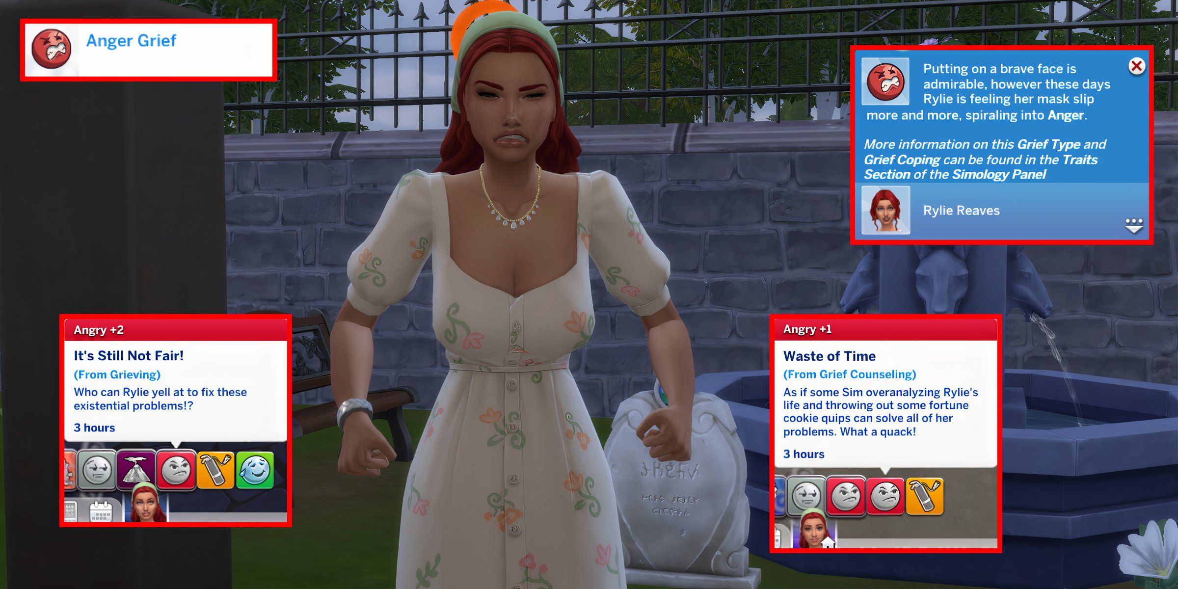 The Sims 4: All Life And Death Grief Styles