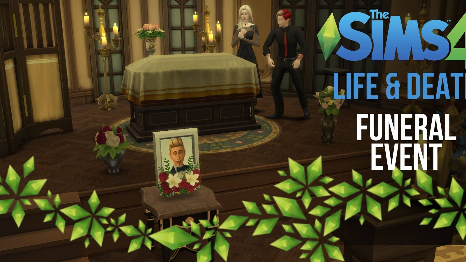 The Sims 4 Life and Death Funeral Event