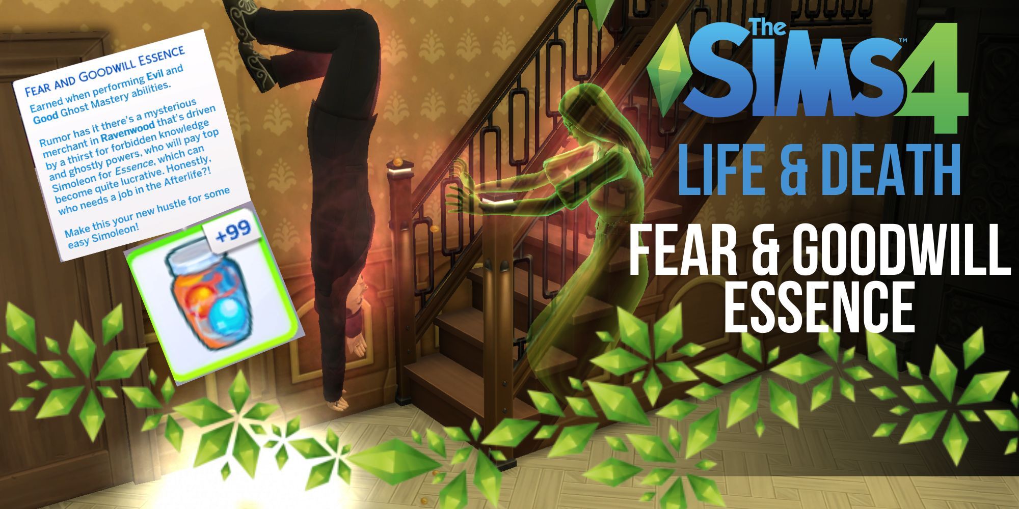 How to Get and Use Fear and Goodwill Essence in the Sims 4