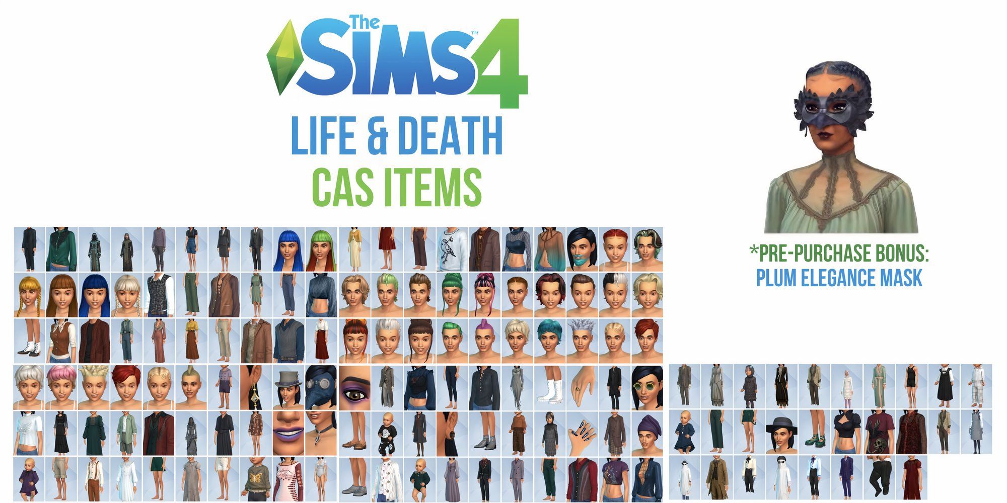 The Sims 4: Life & Death Руководство по созданию Sim (CAS)