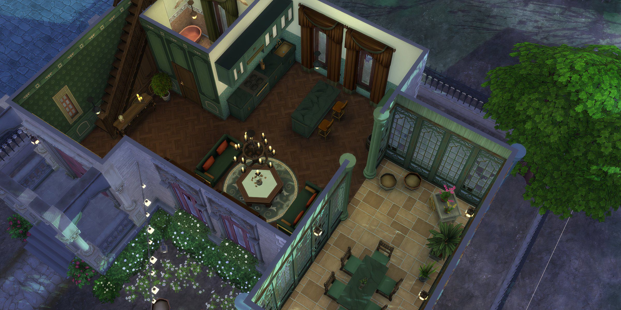 The Sims 4 Mourning Mist Manor (1)