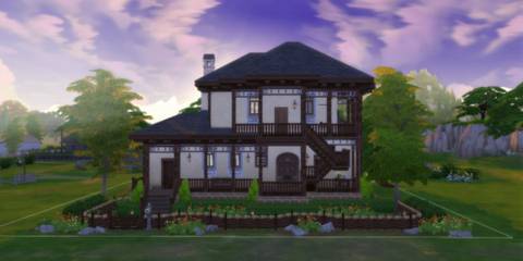 The Sims 4 Teardrop Cottage