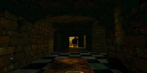 garret sneaking up on a guard