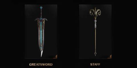 Throne And Liberty Weakest Weapons Greatsword and Staff