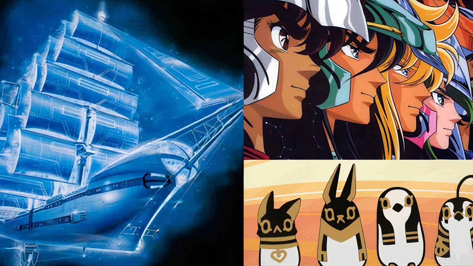 title image anime about gods