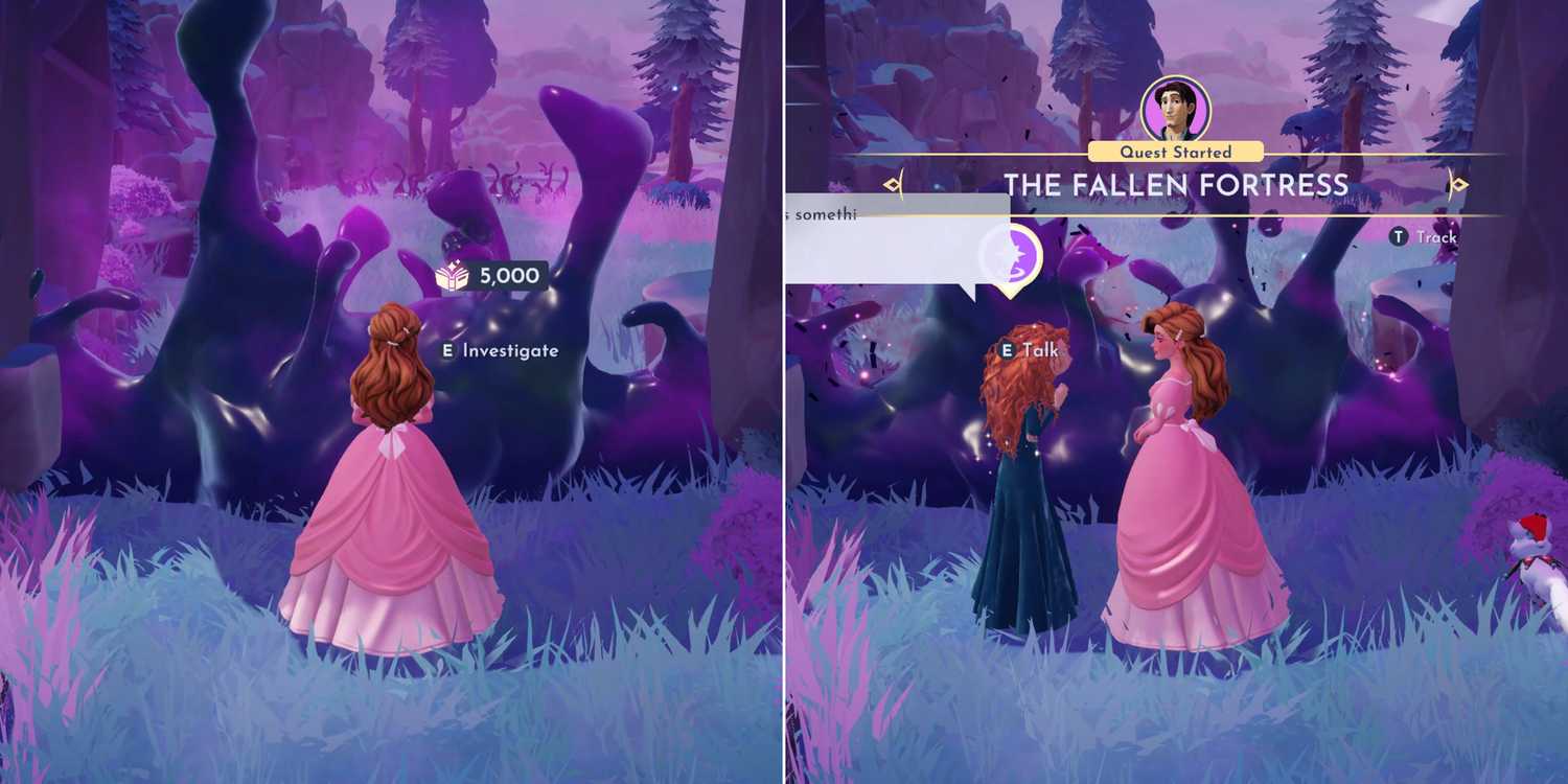 Fallen Disney The Fallen Fortress Quest In DDV - Disney Dreamlight Valley