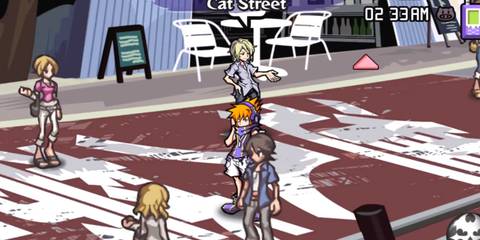 the world ends with you neku on a city street