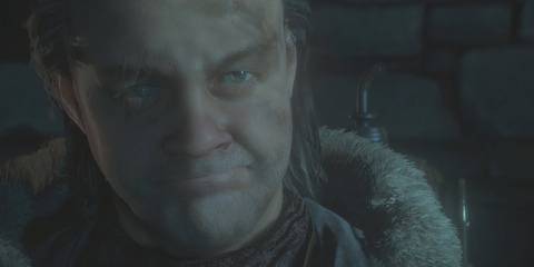 Until Dawn shoulders up shot of stranger with neutral expression