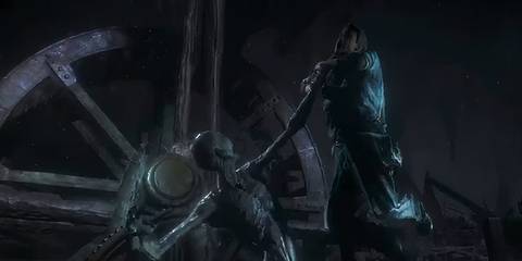 Until Dawn wendigo Hannah picking up Josh