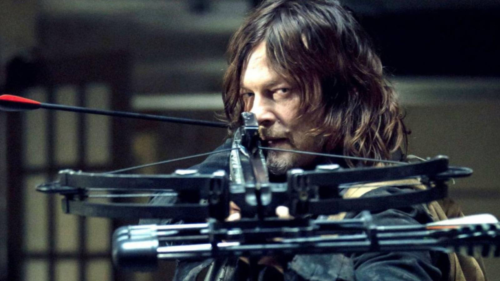 Daryl Dixon with crossbow in The Walking Dead