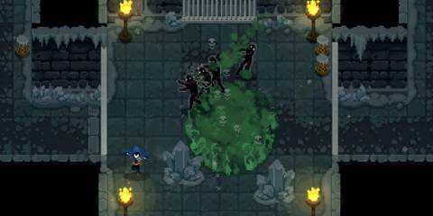 A poisonous cloud in Wizard of Legend