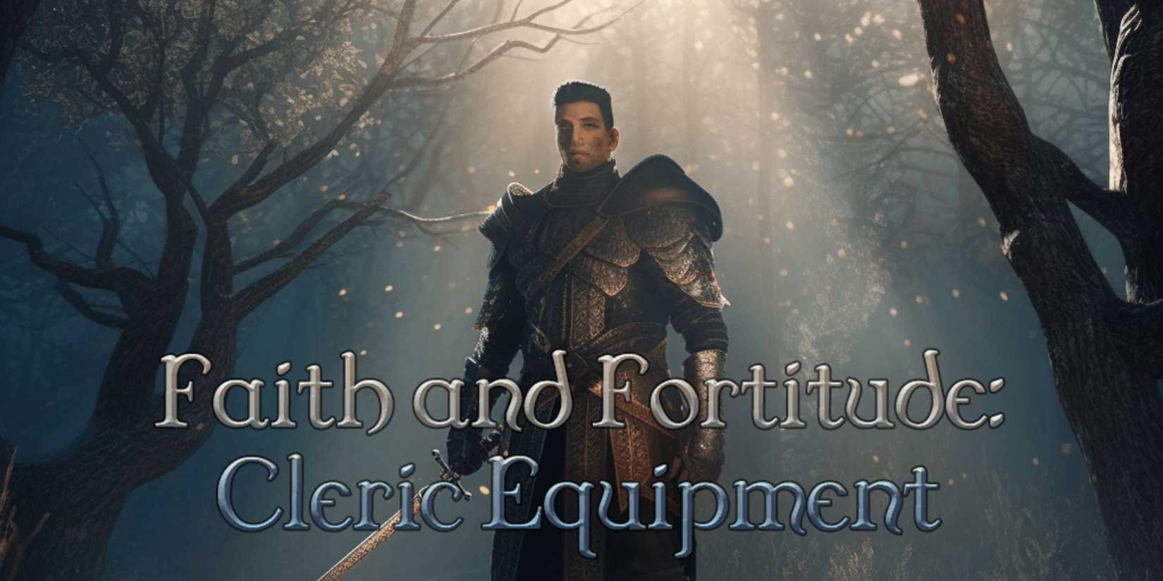 Faith and Fortitude Cleric Equipment mod in Baldur's Gate 3