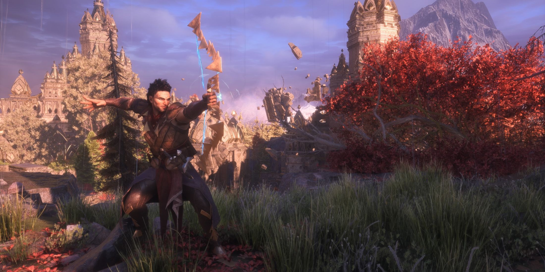 Rook firing an arrow in Dragon Age: The Veilguard