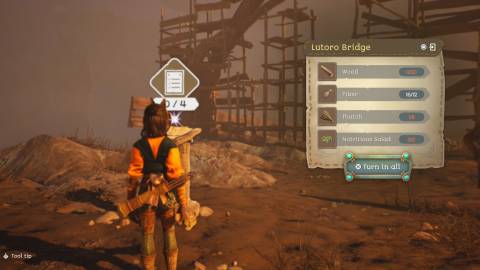 The Lutoro Bridge building requirements in Towers of Aghasba