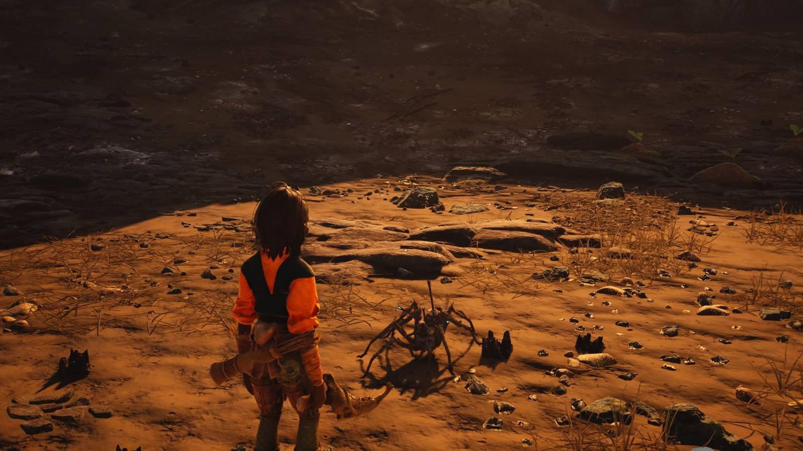 A player fighting a Withered in Towers of Aghasba