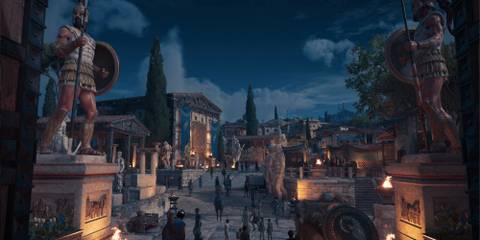 The city of Athens in Assassin's Creed Odyssey