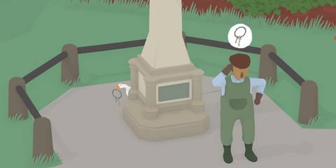 The Goose hiding with keys