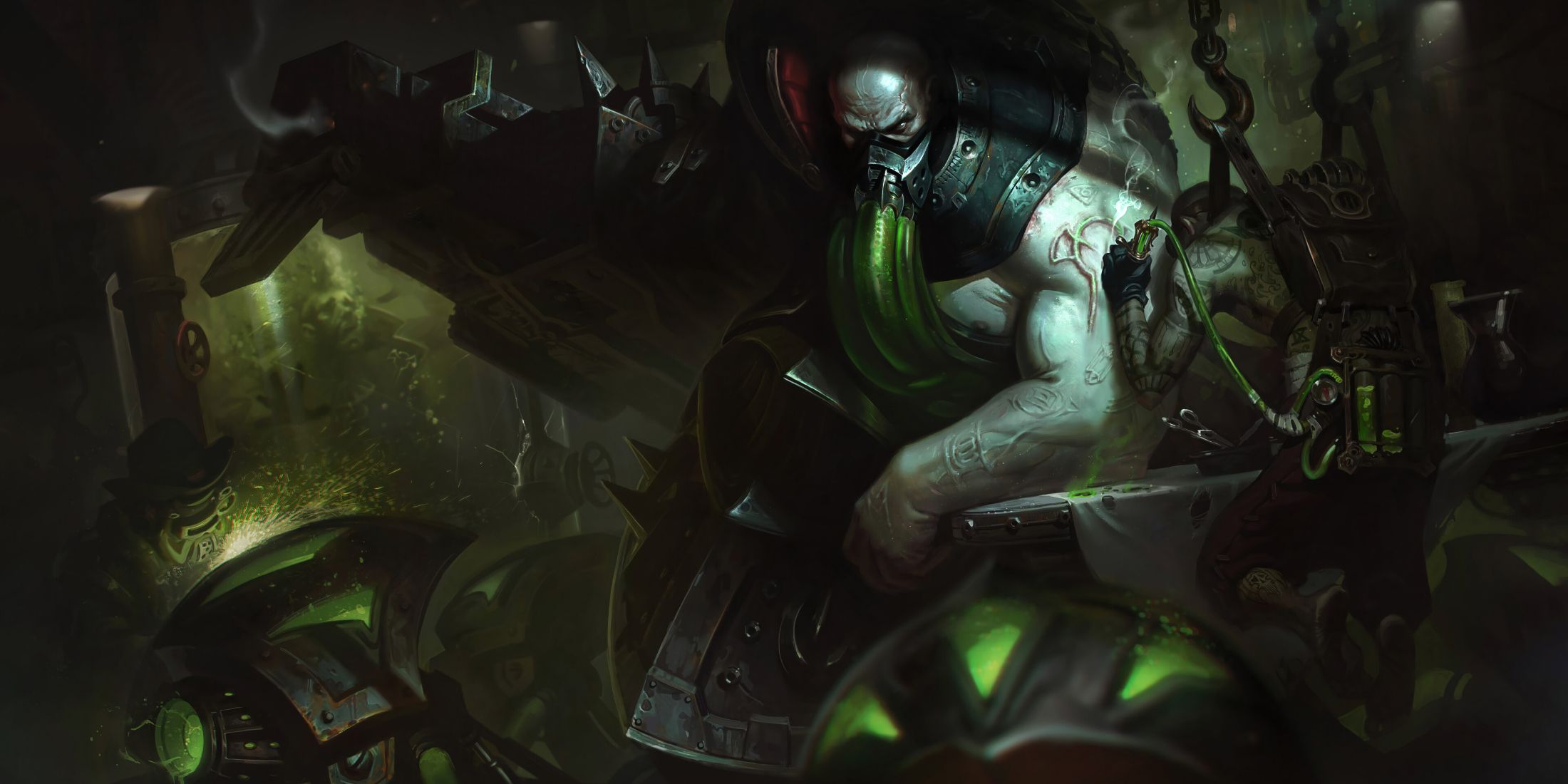 Urgot, the Dreadnought of Zaun, was not featured in Arcane