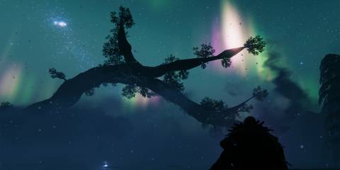 valheim deep north biome version 1.0 tease aurora borealis