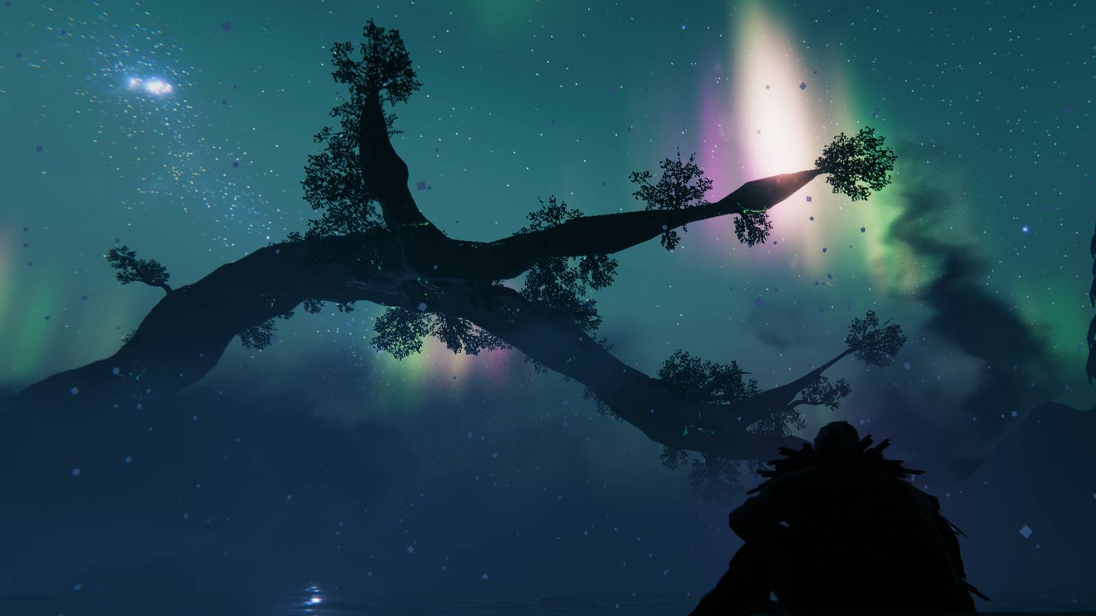 valheim deep north biome version 1.0 tease aurora borealis