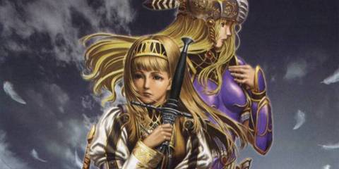 Valkyrie Profile 2 Silmeria two characters artwork