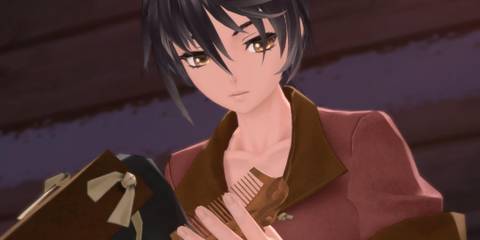 Velvet Crowe in villager garb in Tales Of Berseria 